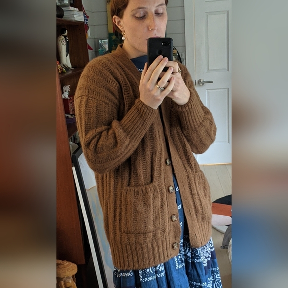 Alpaca Knit Cardigan - Picture 4 of 4